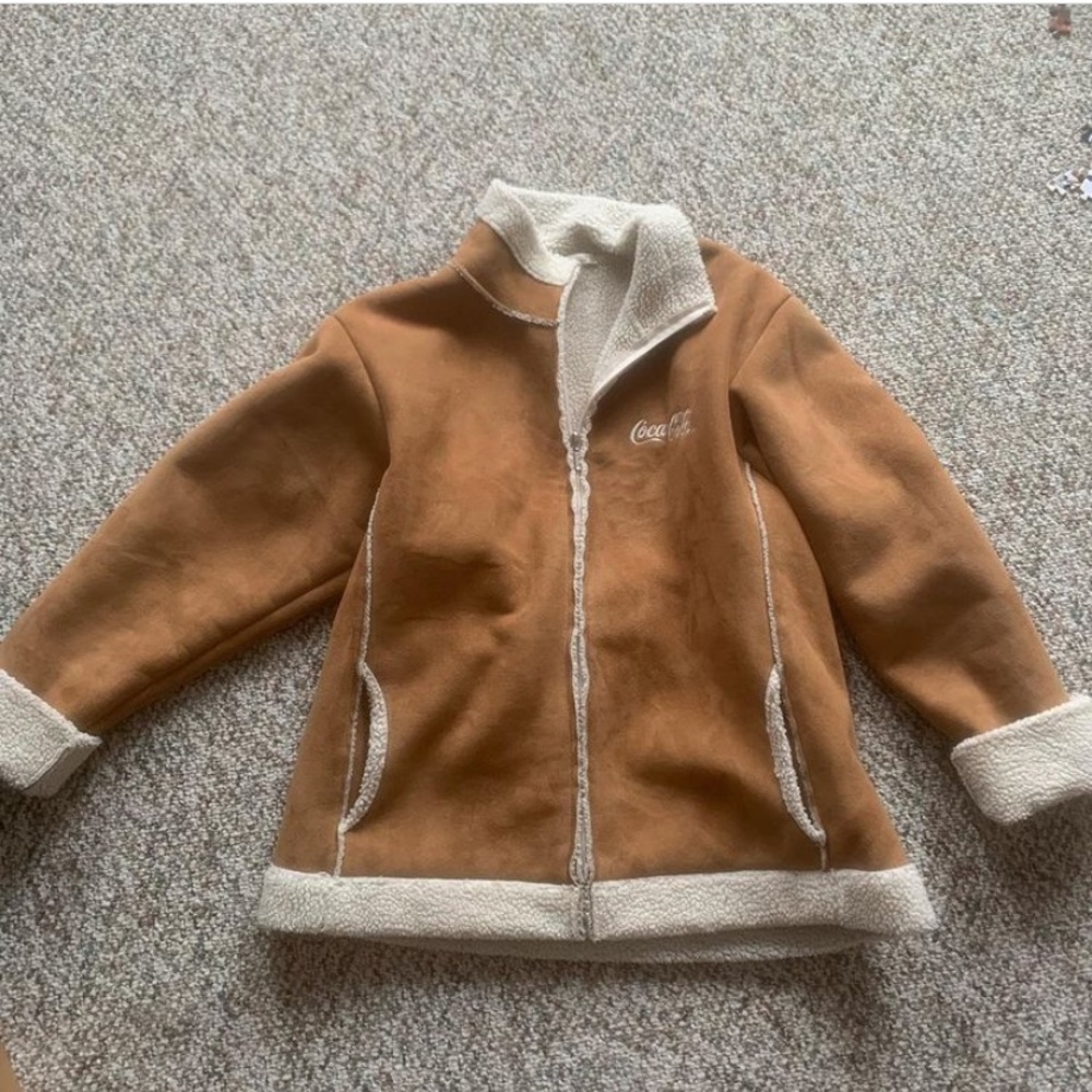 Tan Coca Cola jacket